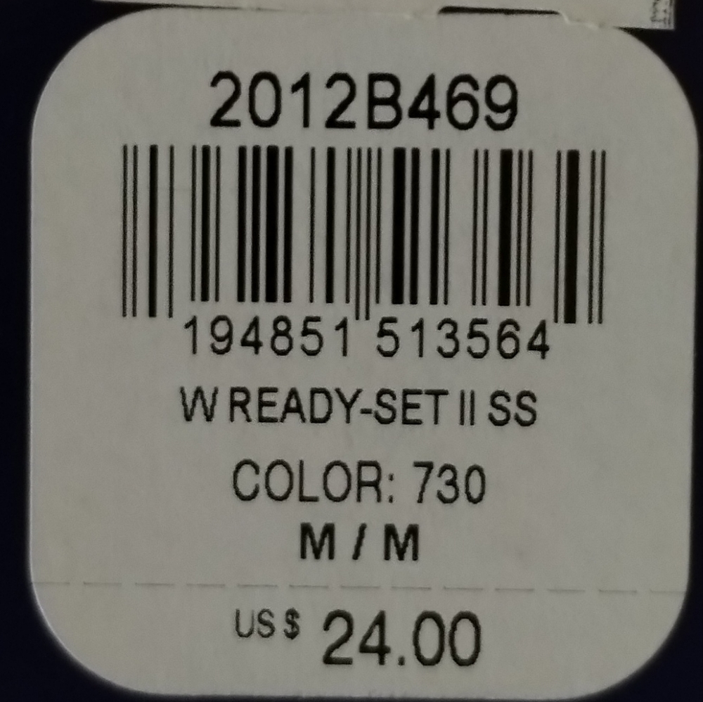 Women's Asics Ready Set II Short Sleeve T-shirt, NWT - Picture 5 of 6